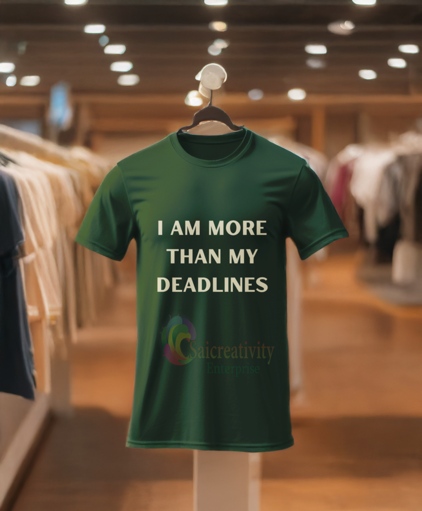 I am more than my deadlines