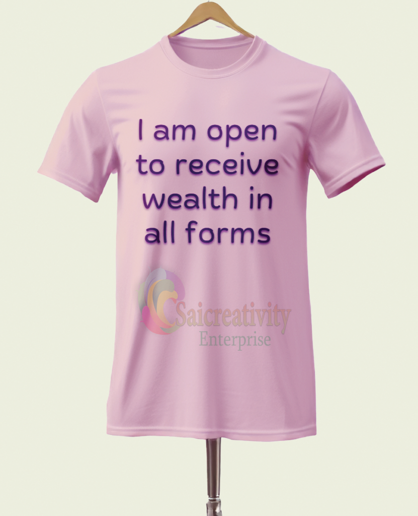 I am open to receive wealth