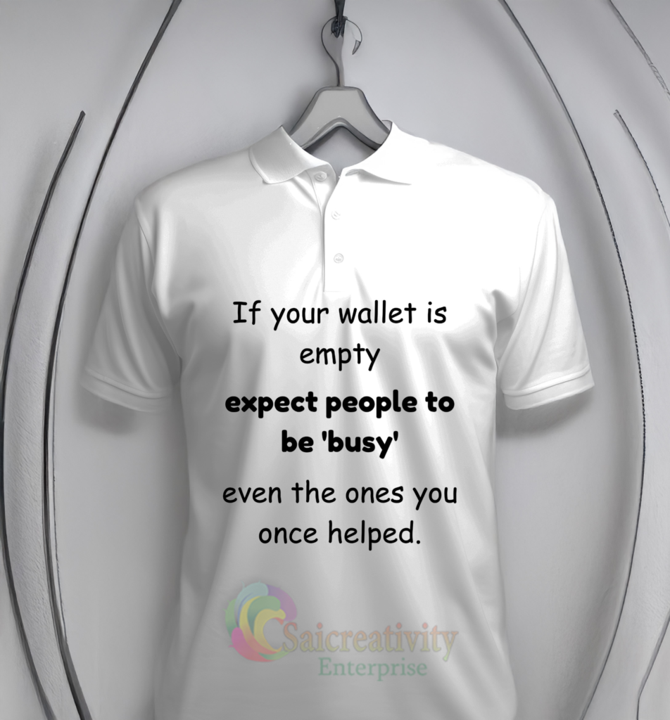 If your wallet is empty