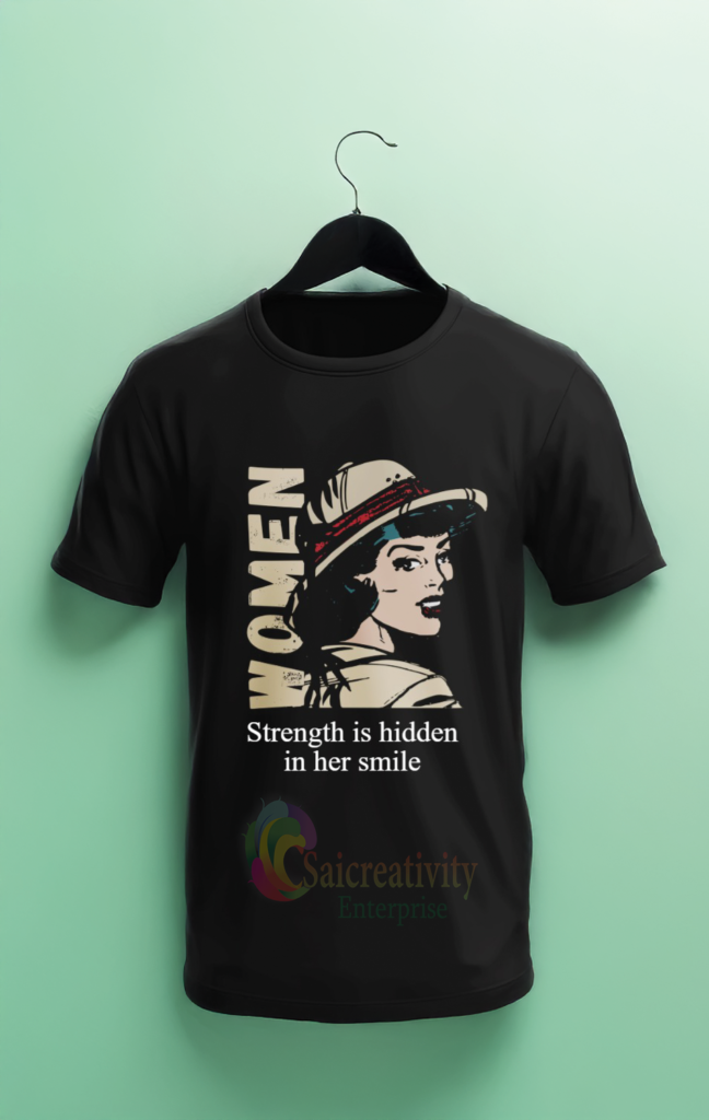 Strength is hidden in her smile